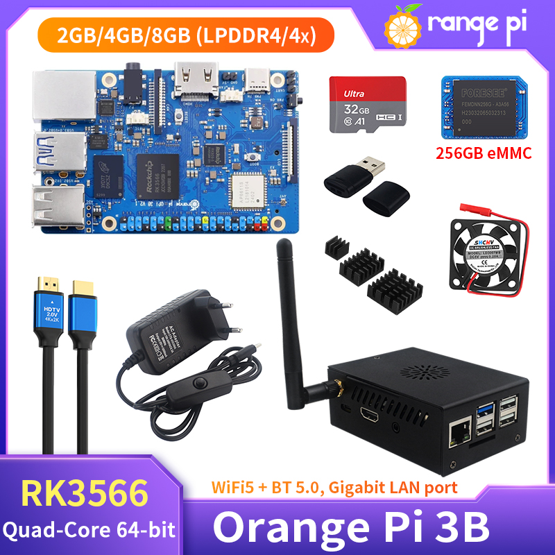 Orange Pi 3B 8GB 4GB 2GB Ram R - огляд і ціна Khadas Vim4 8Gb